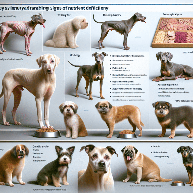signs of nutrient deficiency in dogs