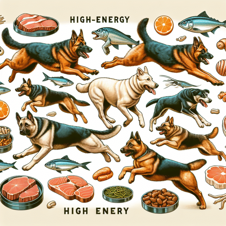 high-energy diet for working dogs