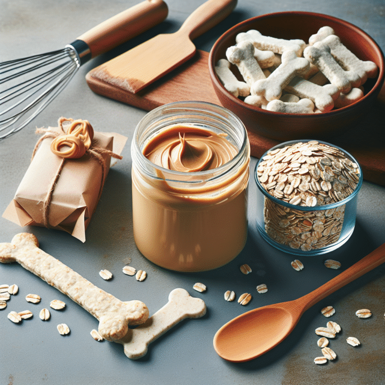 Easy Homemade Dog Treats with Peanut Butter and Oats